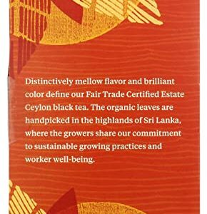 Allegro Tea, Organic Estate Ceylon Tea Bags, 20 ct