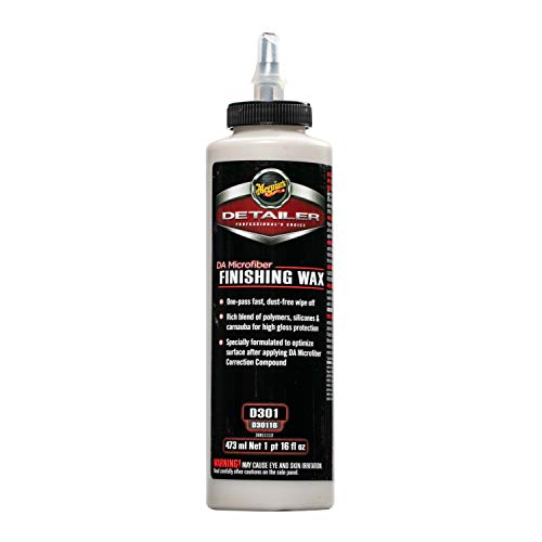 Meguiar's D30116 DA (Dual Action) Microfiber Finishing Wax - 16 Oz Bottle