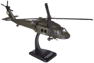 new-ray sky pilot uh-60 black hawk diecast helicopter replica 1:60 scale (25563a)