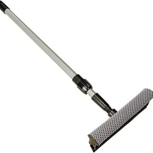 Carrand 9046 8" Squeegee with 36" Steel Extendable Handle, Gray