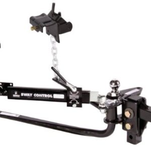 Husky 30849 Round Bar Weight Distribution Hitch with Sway Control