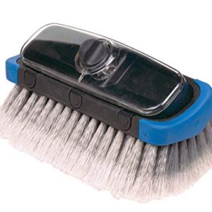 Carrand 93984 10" Flow-Thru Suds-N-Go Bi-Level Wash Brush With 71" Extension Pole