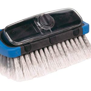 Carrand 93984 10" Flow-Thru Suds-N-Go Bi-Level Wash Brush With 71" Extension Pole