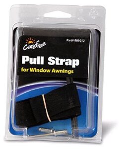 carefree 901012 black 27" rv window awning replacement pull strap