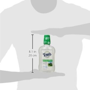 Tom's of Maine Natural Wicked Fresh! Alcohol-Free Mouthwash, Cool Mountain Mint, 16 oz. (Packaging May Vary)