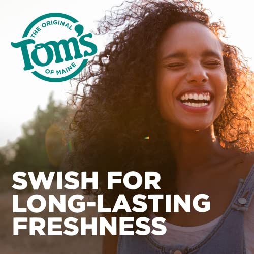 Tom's of Maine Natural Wicked Fresh! Alcohol-Free Mouthwash, Cool Mountain Mint, 16 oz. (Packaging May Vary)