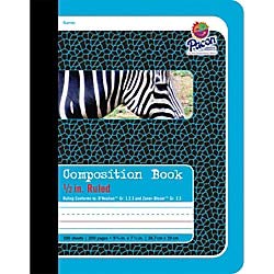 pacon primary composition book bound, 1/2-in. ruled, 100 sheets, blue (2425)