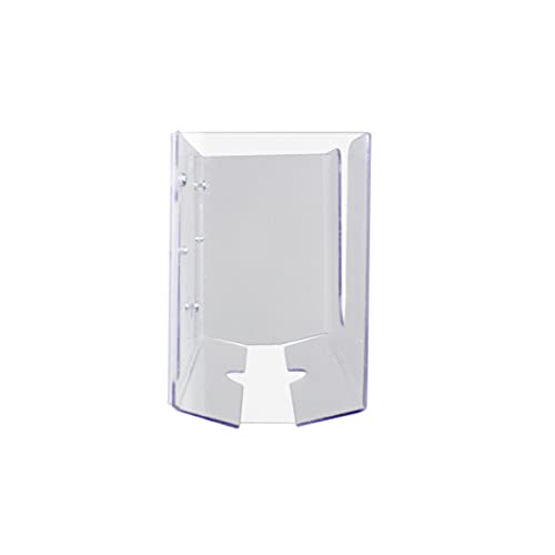 TrippNT 51912 Shatterproof Dual Dispensing Paper Towel Holder, Clear, PETG, 10 7/8 X 6 1/2 X 4 1/4 inches WHD