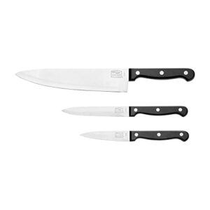 chicago cutlery cc essentials 3pc value pack, 3-pc set, stainless steel