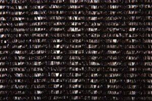 dewitt k6 knitted shade fabric roll, black, 100-feet