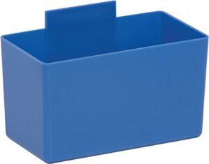 quantum qbc112bl bin cup, 2.75" width x 3" height x 5-1/8" length, blue, pack of 48