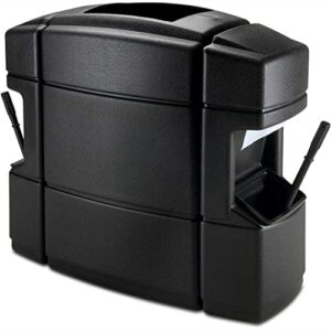 islander series 40-gal double sided island convenience center finish: black