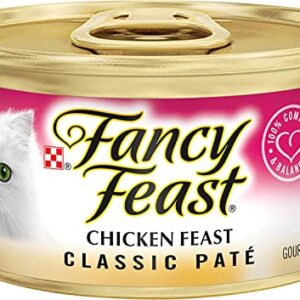 Fancy Feast Classic Chicken Feast Canned Cat Food 24/3-oz cans-