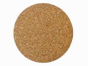 linden sweden jonas round cork trivet, 10" - water absorbent - perfect for plants, hot pots, pans, mugs, and glasses