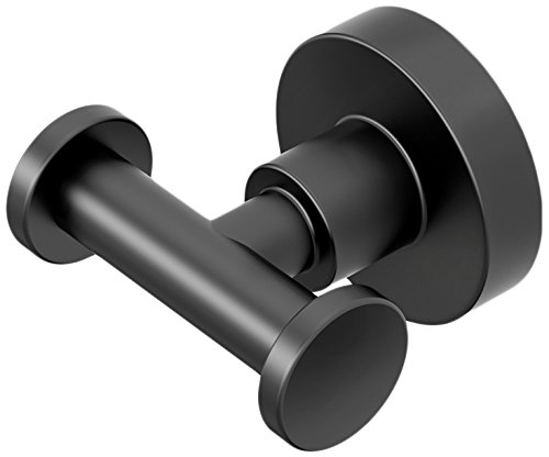 Gatco 5505 Studio Bathroom Robe Hook, Matte Black