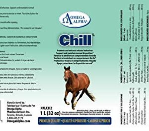 Chill Calming Formula for Horses - 32 Ounces (Quart)