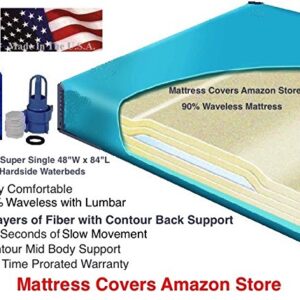 U.S. Water Super Single 90% Waveless Waterbed Mattress