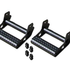 N-Fab RKR Detachable Steps (Sold In Pairs) | Textured Black | JPTS32 | Compatible With All RKR Rails by N-Fab