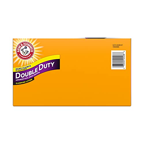 Arm & Hammer Double Duty Clumping Cat Litter, 40lb Box