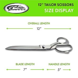 Szco Supplies 12" Professional Heavy-Duty Fabric Scissors For Tailoring With Mirror Finished Handle