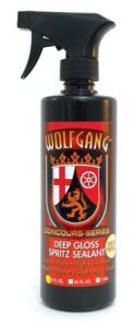 wolfgang concours series deep gloss spritz sealant, 16 fl. oz. spray bottle, automotive spray formula liquid paint sealant with gloss finish, clear, wg-9200