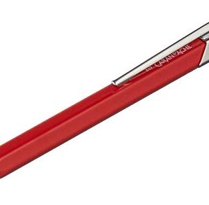Caran d'Ache 849: Metal Pen Ballpoint Red, Red Cartridge (849.020)