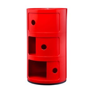 Kartell Componibili Drawer, Pack of 1, Red
