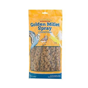 sun seed company bss10941 small bird millet spray treats, 4-ounce