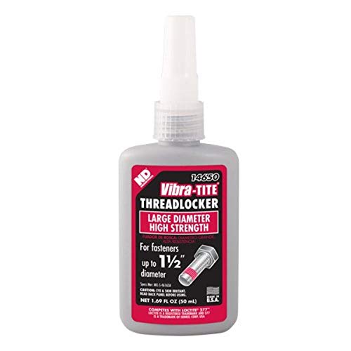 Vibra-TITE 146 Red Permanent Large Diameter High Strength Anaerobic Threadlocker, 50ml Bottle