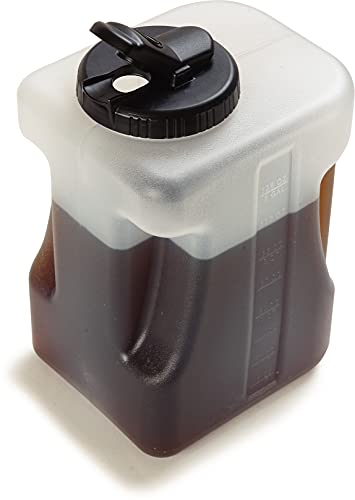 Carlisle FoodService Products 640000 Plastic Container/Jug with Lid, 1 Gallon