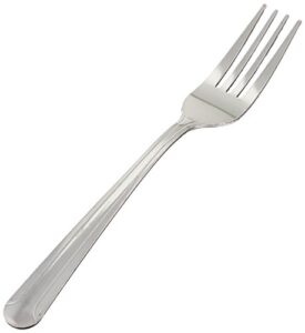 winco 12-piece dominion heavy weight dinner fork set, 18-0 stainless steel, 4.5"l x 0.63"w, silver