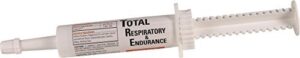 ramard total respiratory & endurance syringe for horses, equine vitamin & supplements, veterinary supplies, with clairisol, methyl parabens, peppermint oil & sodium benzoate 1/2 oz, 1-pack