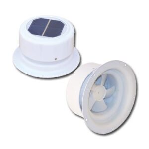 ultra-fab products 53-945001 mini solar plumbing vent,white