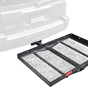 Pro Series 1040100 Solo Black 48" x 32" Hitch Mounted Cargo Carrier