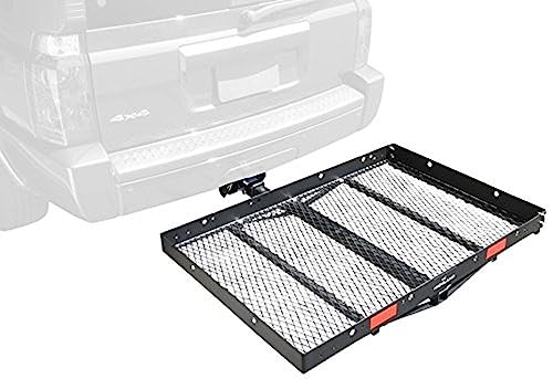 Pro Series 1040100 Solo Black 48" x 32" Hitch Mounted Cargo Carrier