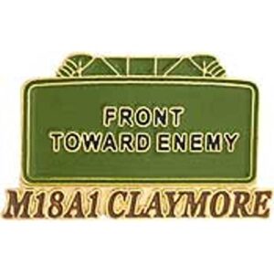 claymore mine pin 1"