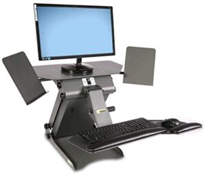 healthpostures taskmate executive 6100 adjustable electric standing desk
