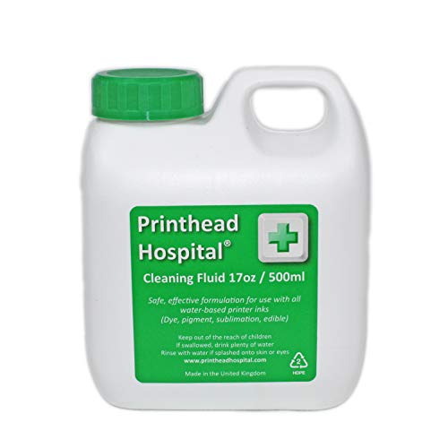 Printhead Hospital Printer Cleaning Kit for Epson Canon Brother and HP Printers - 500ml | Easy to use kit to Clear Printer nozzles