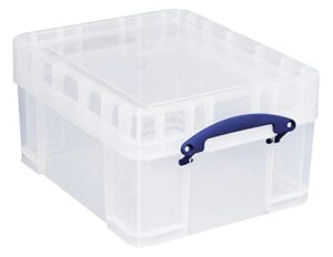 really useful storage box 21 litre xl clear