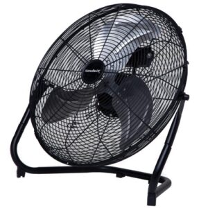 homebasix lf-20 high velocity floor fan, black