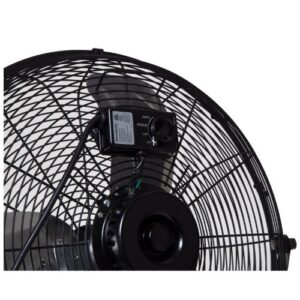 Homebasix Lf-20 High Velocity Floor Fan, Black