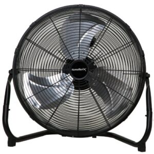 Homebasix Lf-20 High Velocity Floor Fan, Black