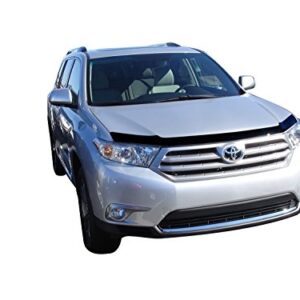 Auto Ventshade [AVS] Aeroskin Hood Protector | 2011 - 2013 Toyota Highlander, Low Profile/Flush - Smoke | 322035