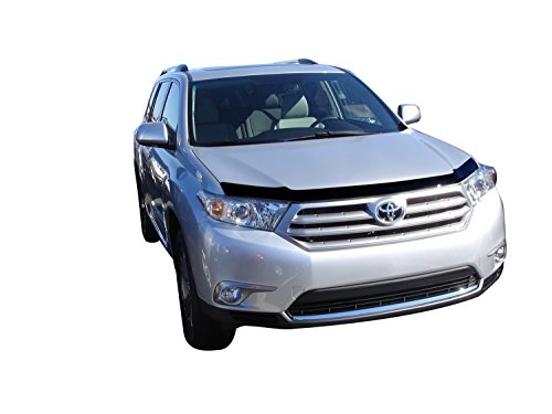 Auto Ventshade [AVS] Aeroskin Hood Protector | 2011 - 2013 Toyota Highlander, Low Profile/Flush - Smoke | 322035