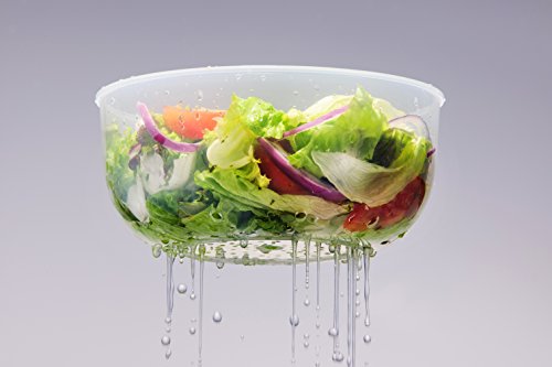 LOCK & LOCK SPECIAL Salad Bowl Food Storage Container with Draining tray 135.26-oz / 16.91-cup