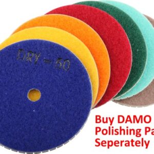 4" DAMO Aluminum Back Holder/Backer Pads for Diamond Polishing Pads