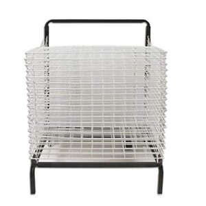 Stack-N-Dry Spring Loaded Drying Rack - Perfect for an Art Organizer, Paintings, Storage, and Any Drying Needs