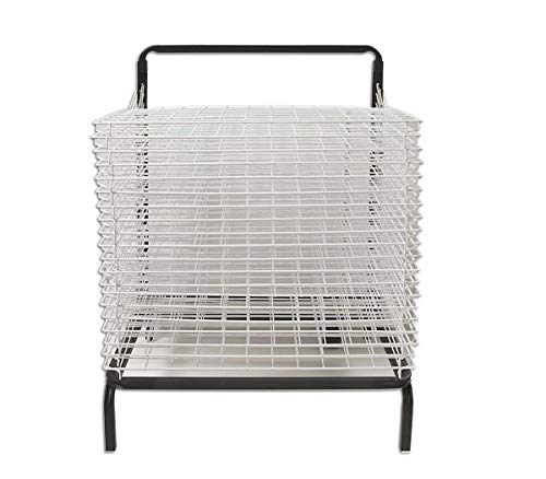 Stack-N-Dry Spring Loaded Drying Rack - Perfect for an Art Organizer, Paintings, Storage, and Any Drying Needs