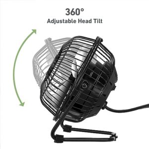 Holmes Mini High Velocity Personal Fan, HNF0410A-BM