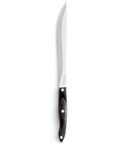 cutco model 1723 carver knife..............9" double-d® serrated blade and 5½" classic brown handle (often called "black").......................in factory sealed plastic bag.